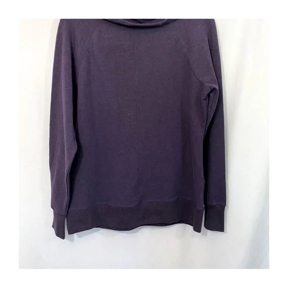 NWT L.L. Bean Cozy Cowl Neck Pullover Sweater in Purple Heather - Picture 7 of 10